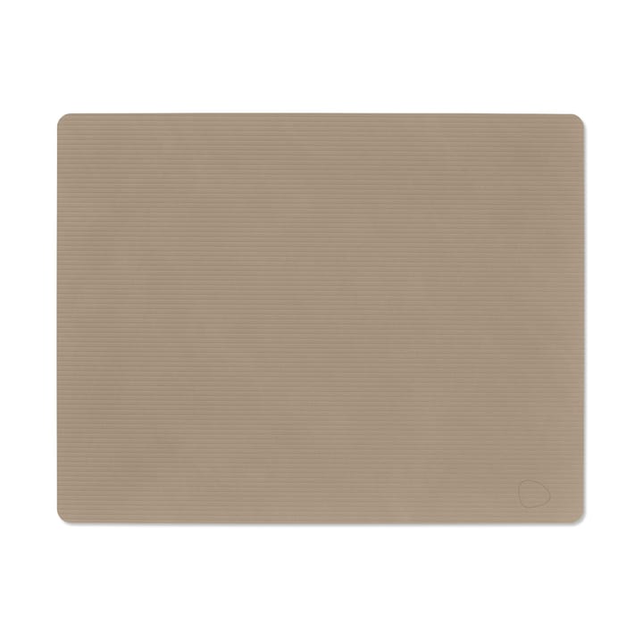 Corduroy placemat square L - Clay Brown - LIND DNA