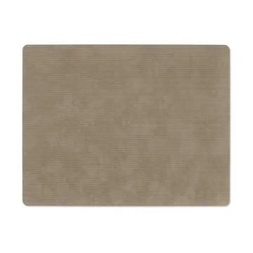Corduroy placemat square L - Nomad Grey - LIND DNA