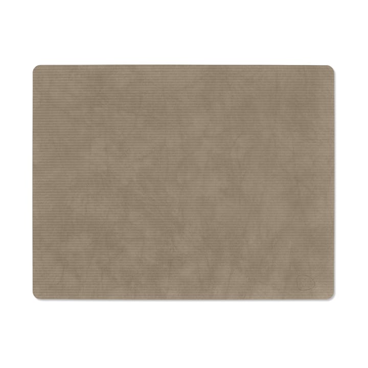 Corduroy placemat square L - Nomad Grey - LIND DNA