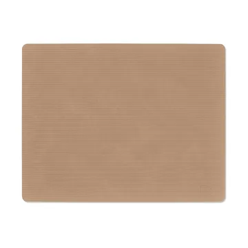 Corduroy placemat square L - Nougat - LIND DNA