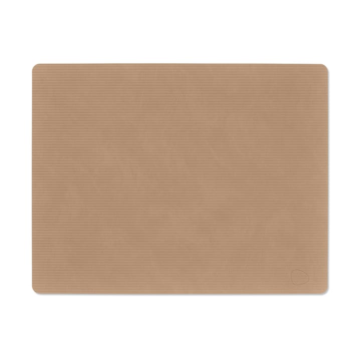 Corduroy placemat square L - Nougat - LIND DNA