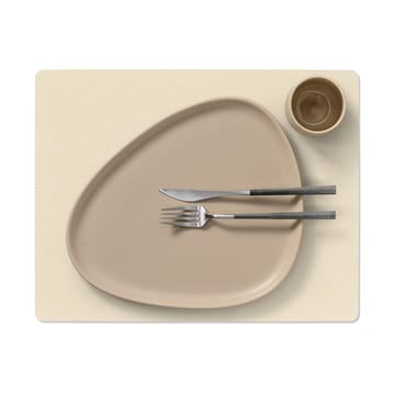 Corduroy placemat square L - Vanilla - LIND DNA