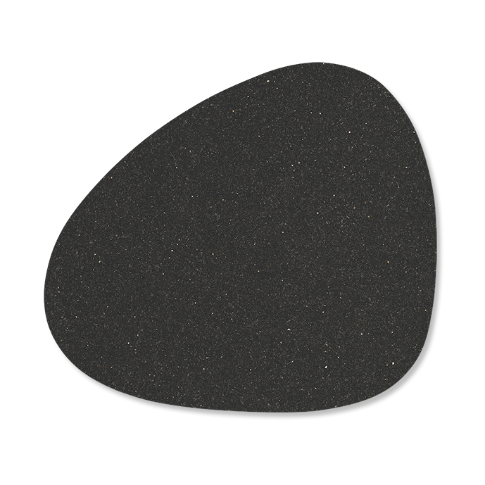 LIND DNA Core glasonderzetter curve Flecked anthracite