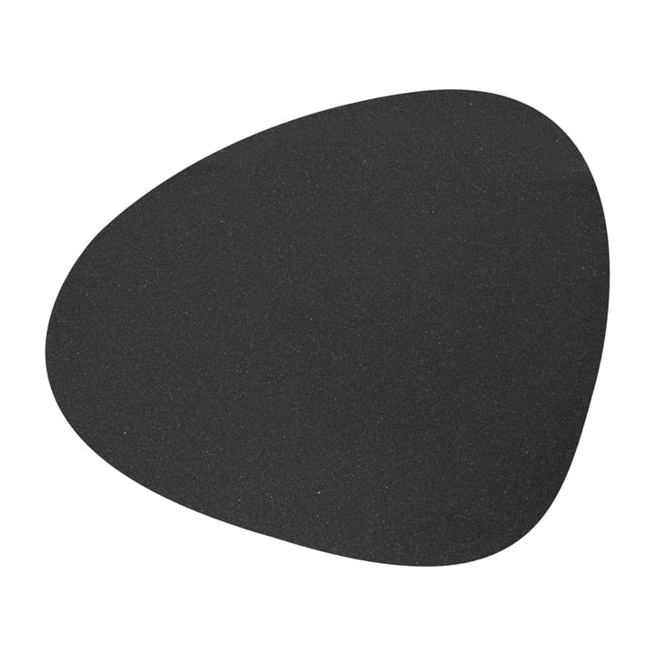 Core placemat curve L  - Flecked anthracite - LIND DNA