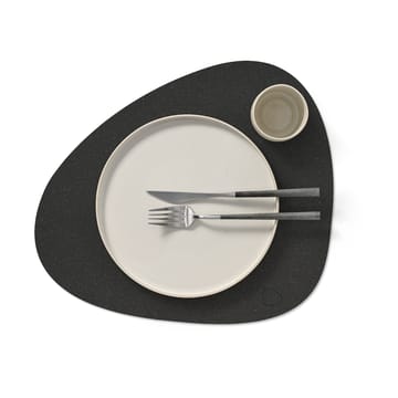 Core placemat curve L  - Flecked anthracite - LIND DNA