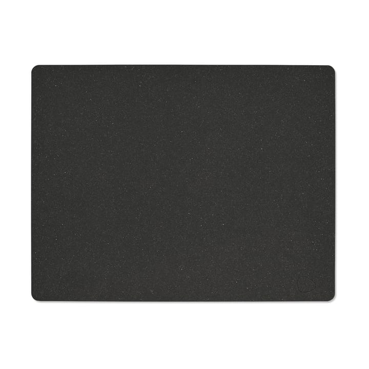 Core placemat square L  - Flecked anthracite - LIND DNA