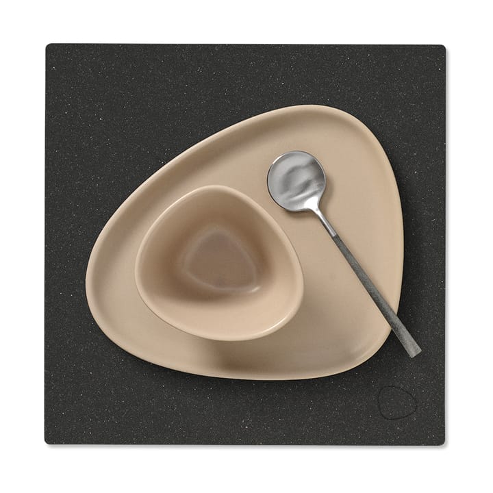 Core placemat square S , Flecked anthracite LIND DNA