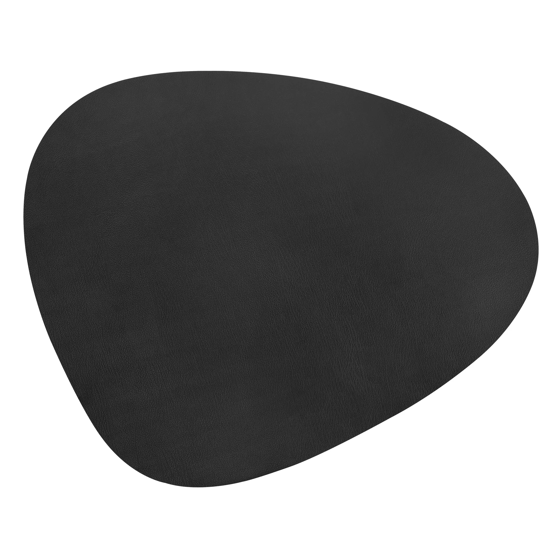 Curve Bull leren vloerkleed XXL, Black LIND DNA