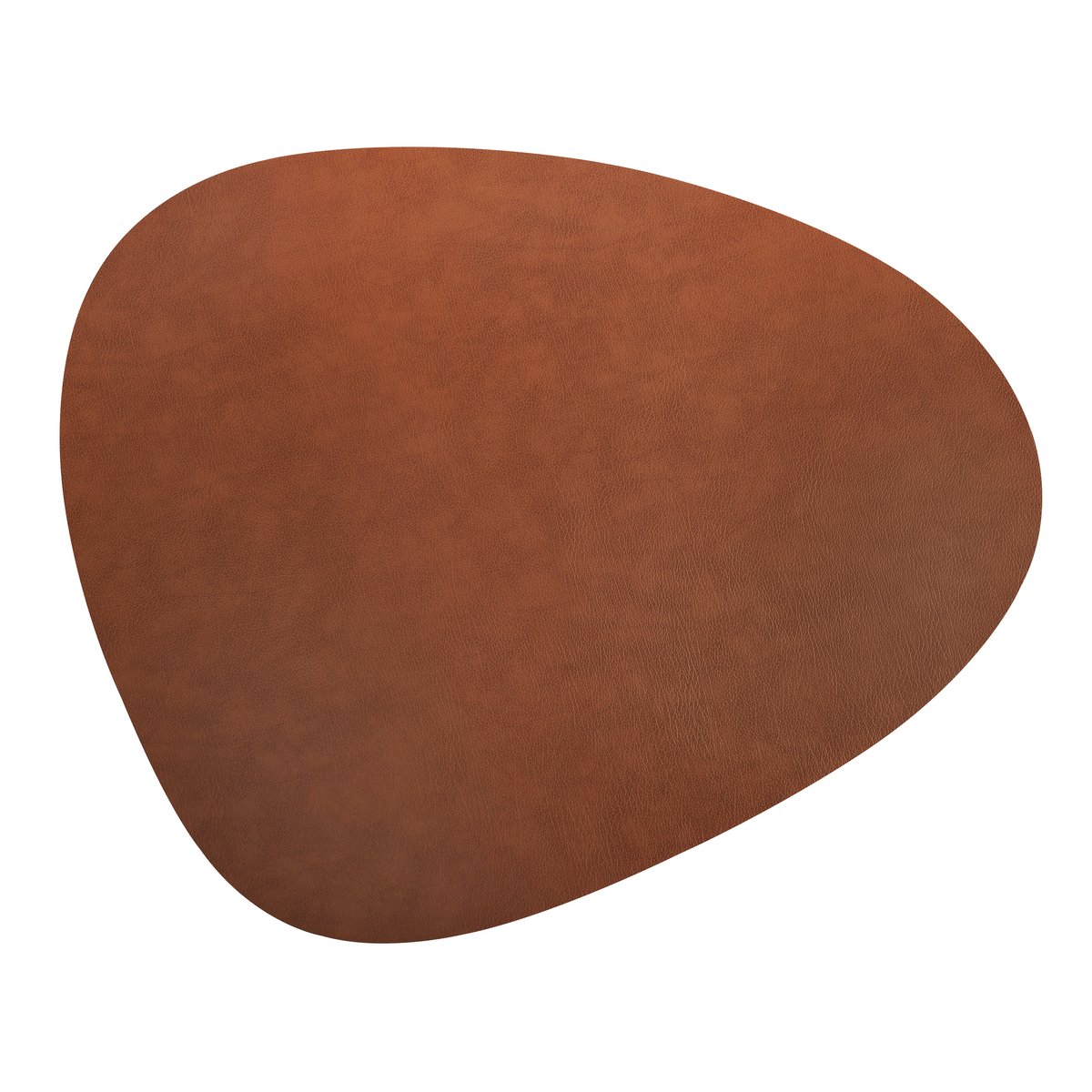 LIND DNA Curve Bull leren vloerkleed XXL Nature | Scandinavisch Interieur | Ronde vloerkleden | Bruin