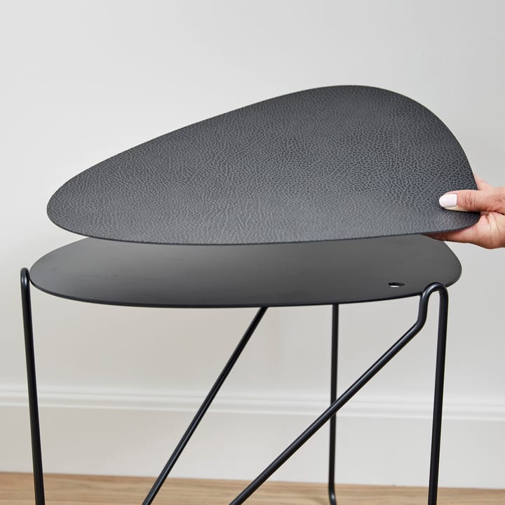 Curve Chameleon Hippo bijzettafel, Black-anthracite LIND DNA