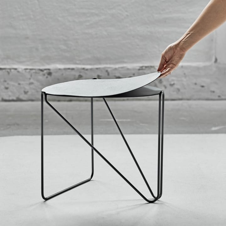 Curve Chameleon Hippo bijzettafel, Black-anthracite LIND DNA