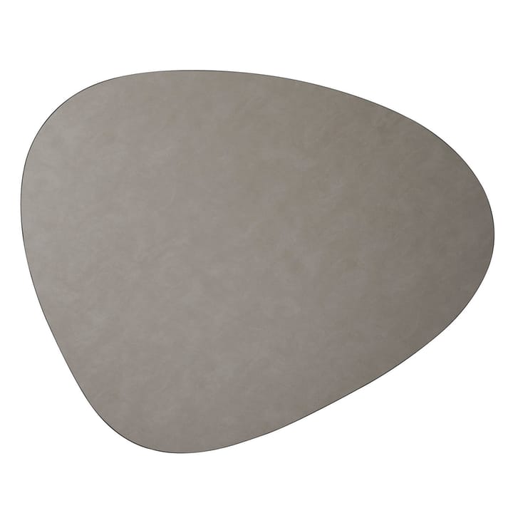 Curve Cloud leren vloerkleed XXL - Light grey - LIND DNA
