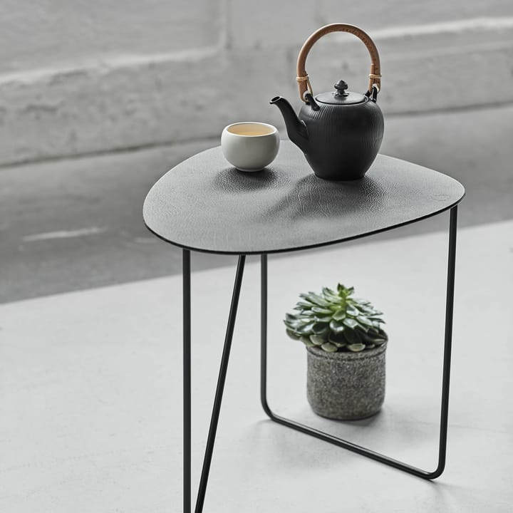 Curve Hippo bijzettafel L, Black-anthracite LIND DNA