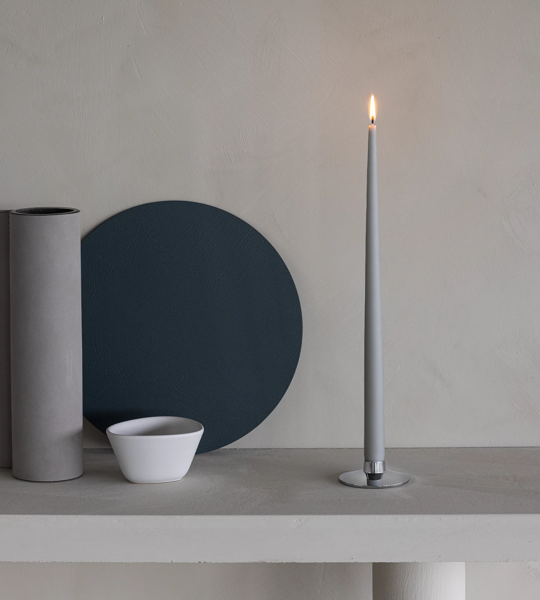 Curve Kandelaar, chrome, plinth LIND DNA