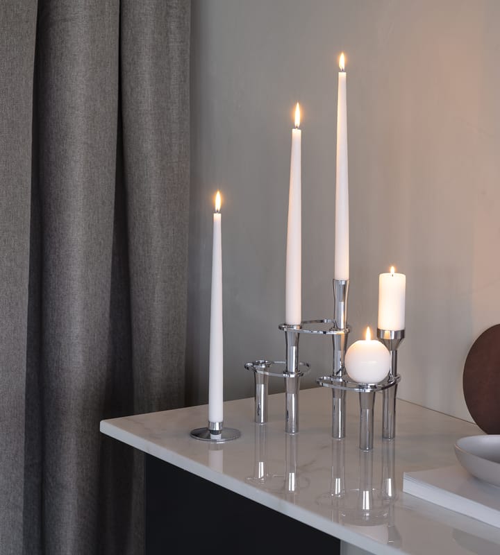 Curve Kandelaar, chrome, plinth LIND DNA