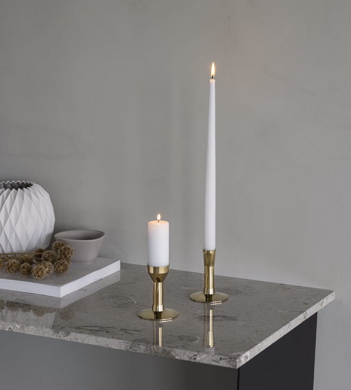Curve Kandelaar, gold, pillar LIND DNA