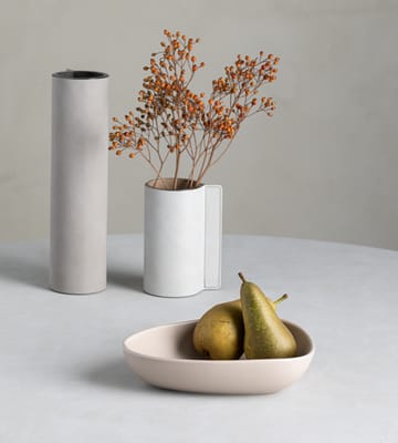 Curve Stoneware diep bord 19x22 cm - Sand - LIND DNA