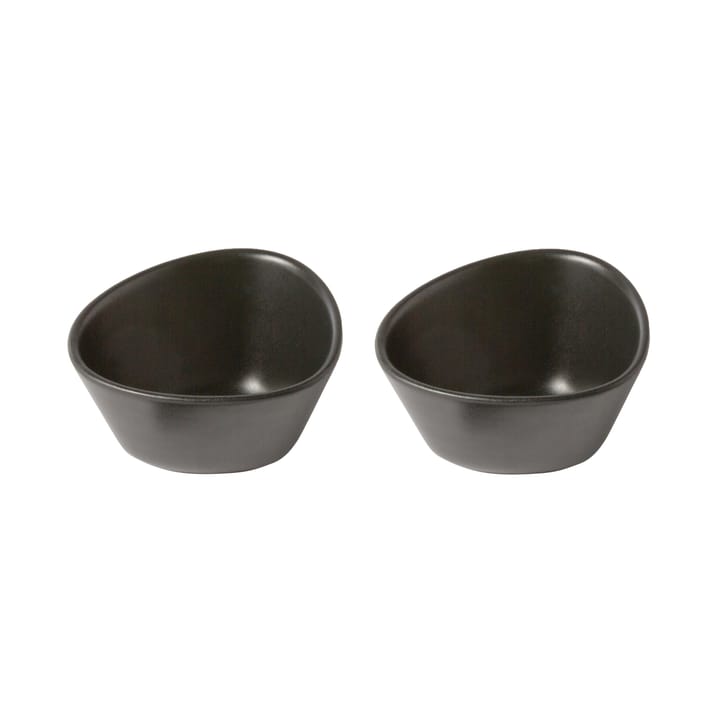 Curve Stoneware kom 2-pack - Zwart - LIND DNA