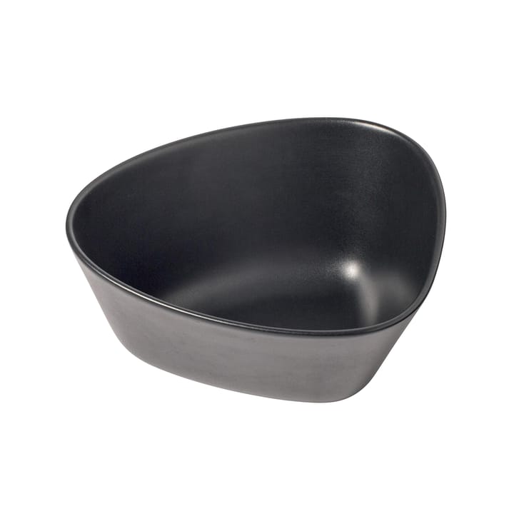 Curve Stoneware kom M 20x22 cm - Black - LIND DNA