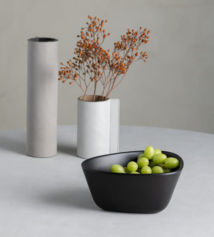 Curve Stoneware kom M 20x22 cm, Black LIND DNA