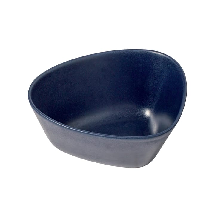 Curve Stoneware kom M 20x22 cm - Navy Blue - LIND DNA