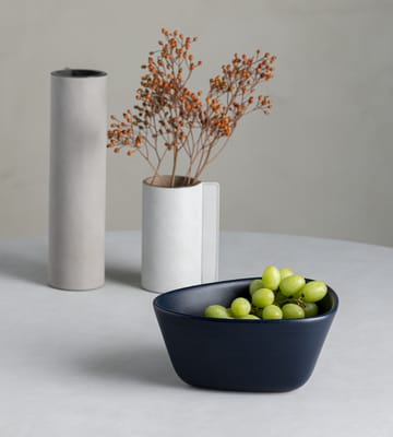 Curve Stoneware kom M 20x22 cm - Navy Blue - LIND DNA
