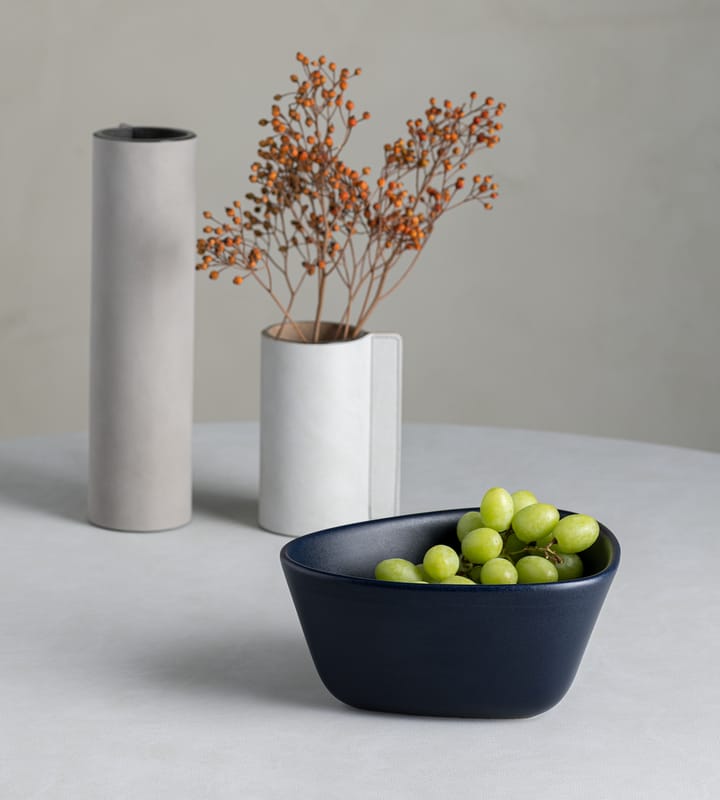 Curve Stoneware kom M 20x22 cm, Navy Blue LIND DNA