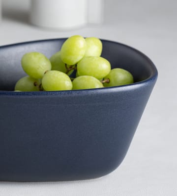 Curve Stoneware kom M 20x22 cm - Navy Blue - LIND DNA