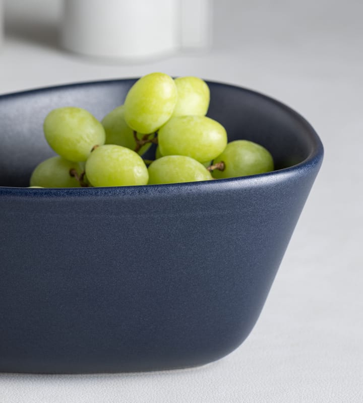 Curve Stoneware kom M 20x22 cm, Navy Blue LIND DNA