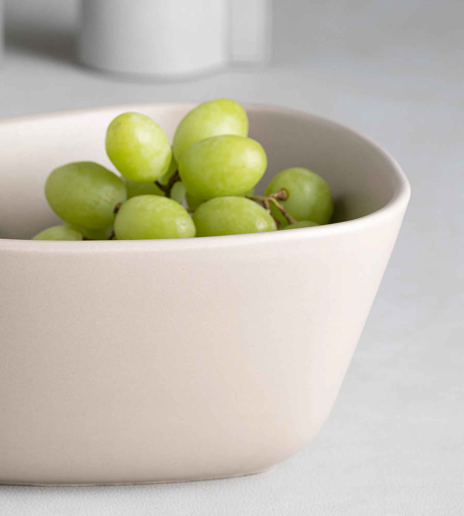 Curve Stoneware kom M 20x22 cm, Sand LIND DNA