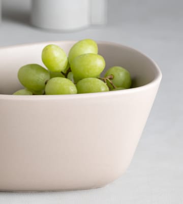 Curve Stoneware kom M 20x22 cm - Sand - LIND DNA