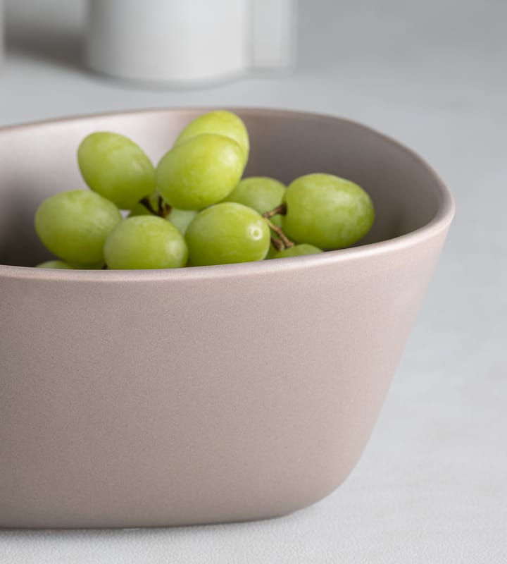 Curve Stoneware kom M 20x22 cm, Warm grey LIND DNA