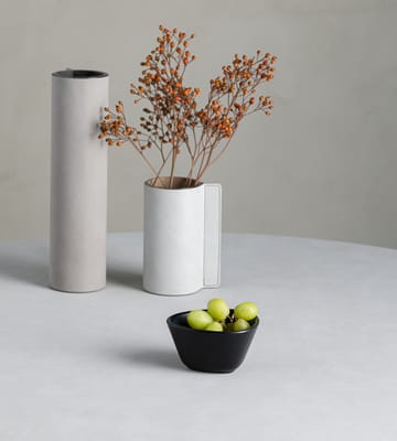 Curve Stoneware kom S 10x11 cm - Black - LIND DNA