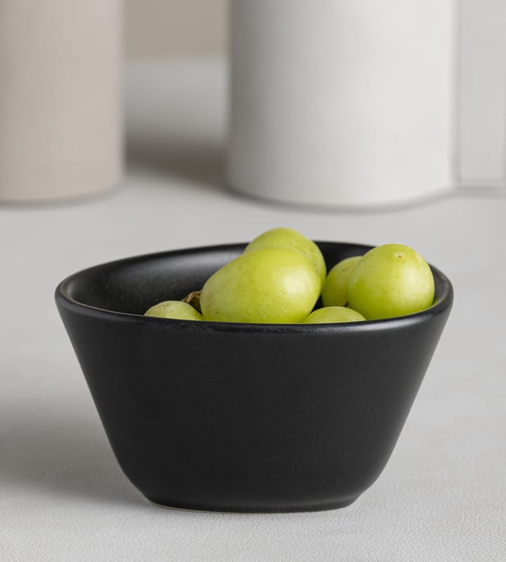 Curve Stoneware kom S 10x11 cm, Black LIND DNA
