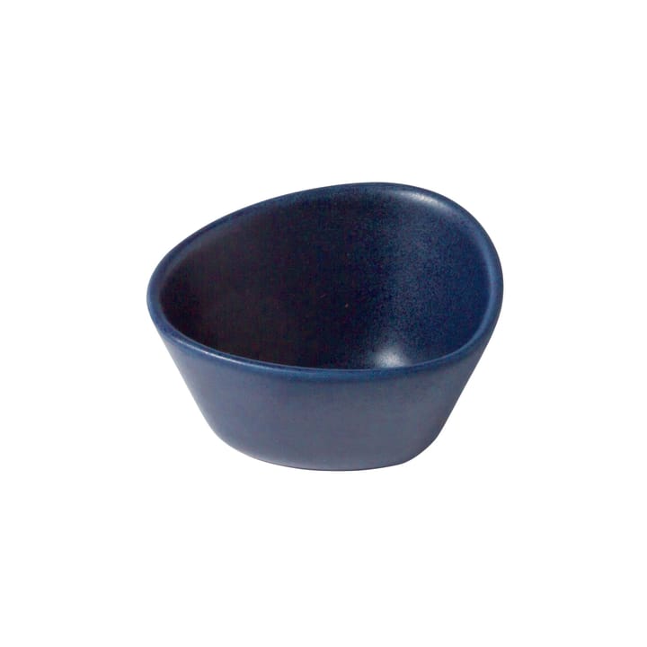 Curve Stoneware kom S 10x11 cm - Navy blue - LIND DNA