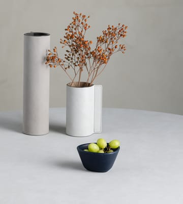 Curve Stoneware kom S 10x11 cm - Navy blue - LIND DNA