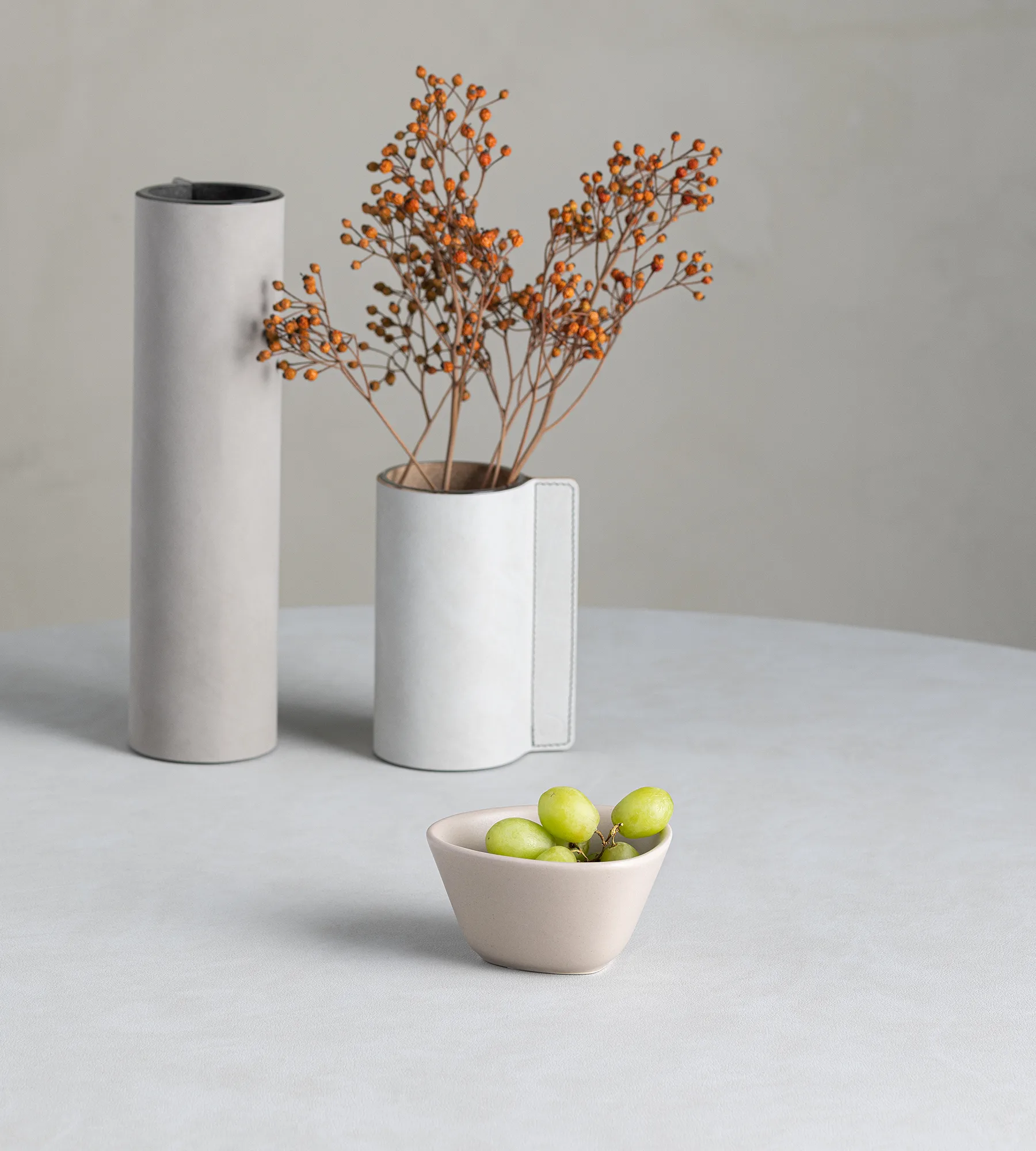 Curve Stoneware kom S 10x11 cm, Sand LIND DNA