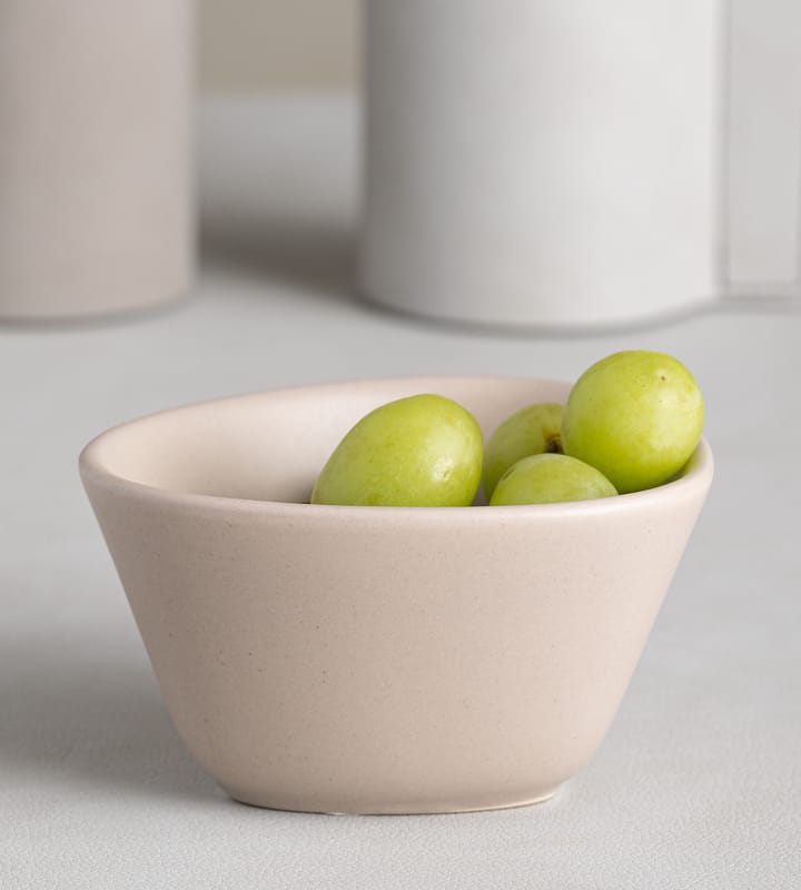 Curve Stoneware kom S 10x11 cm, Sand LIND DNA