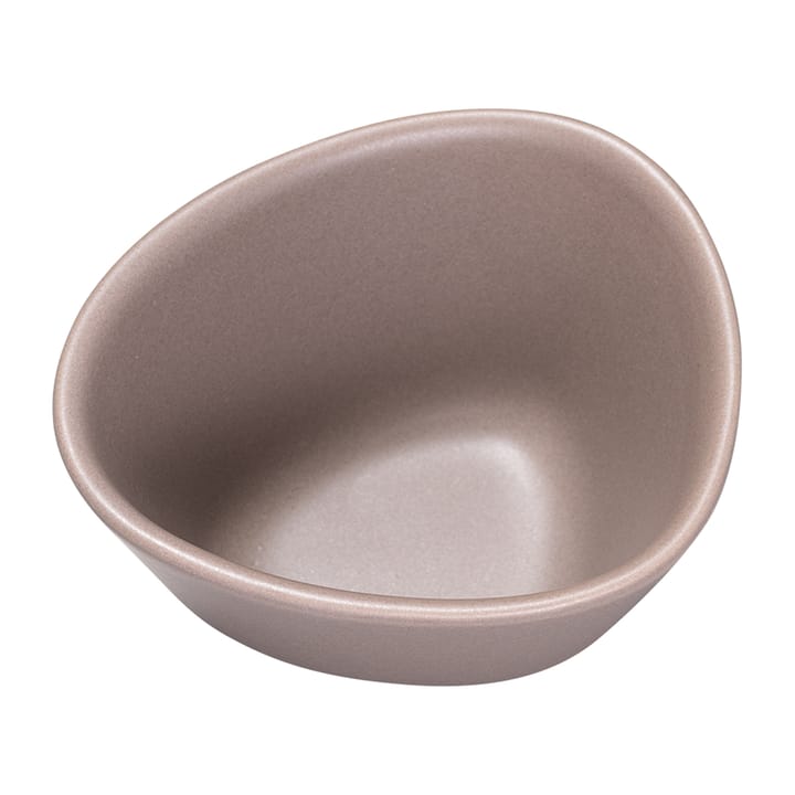 Curve Stoneware kom S 10x11 cm - Warm grey - LIND DNA