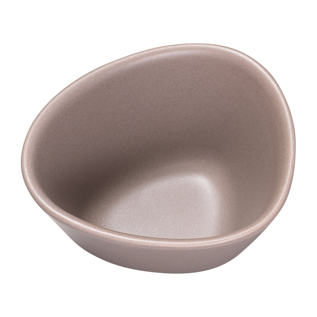 LIND DNA Curve Stoneware kom S 10x11 cm Warm grey | Scandinavisch Interieur | Serveerschalen | Grijs