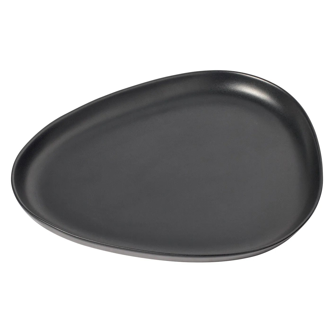 Curve Stoneware serveerschaal 30x35 cm, Black LIND DNA