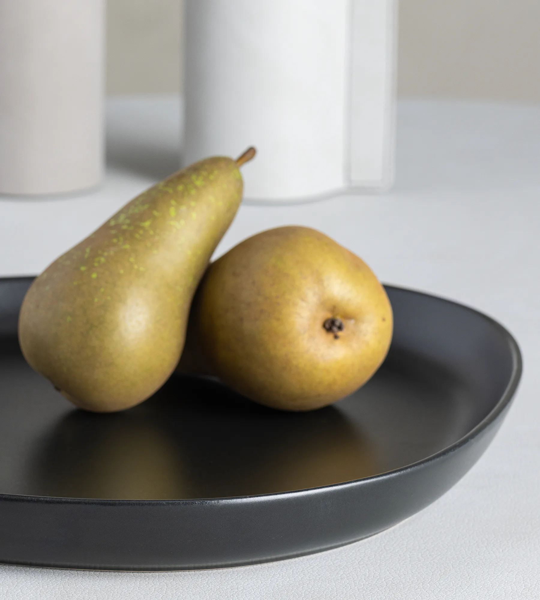 Curve Stoneware serveerschaal 30x35 cm, Black LIND DNA