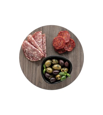 Cut & Serve circle ronde snijplank S - Walnoot - LIND DNA
