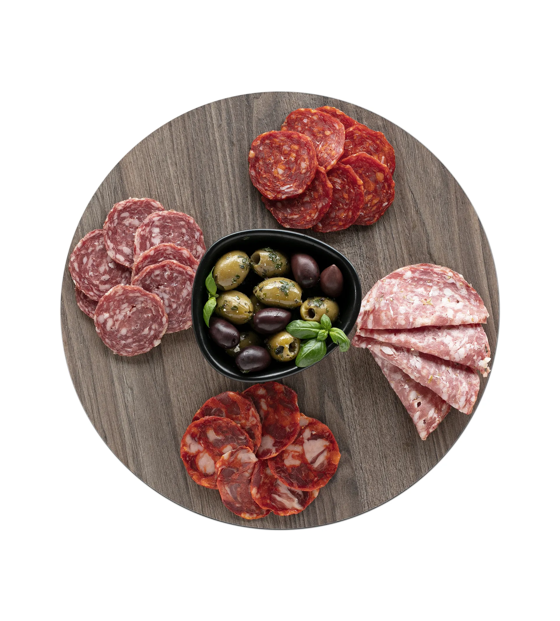 Cut & Serve ronde snijplank M, Walnoot LIND DNA