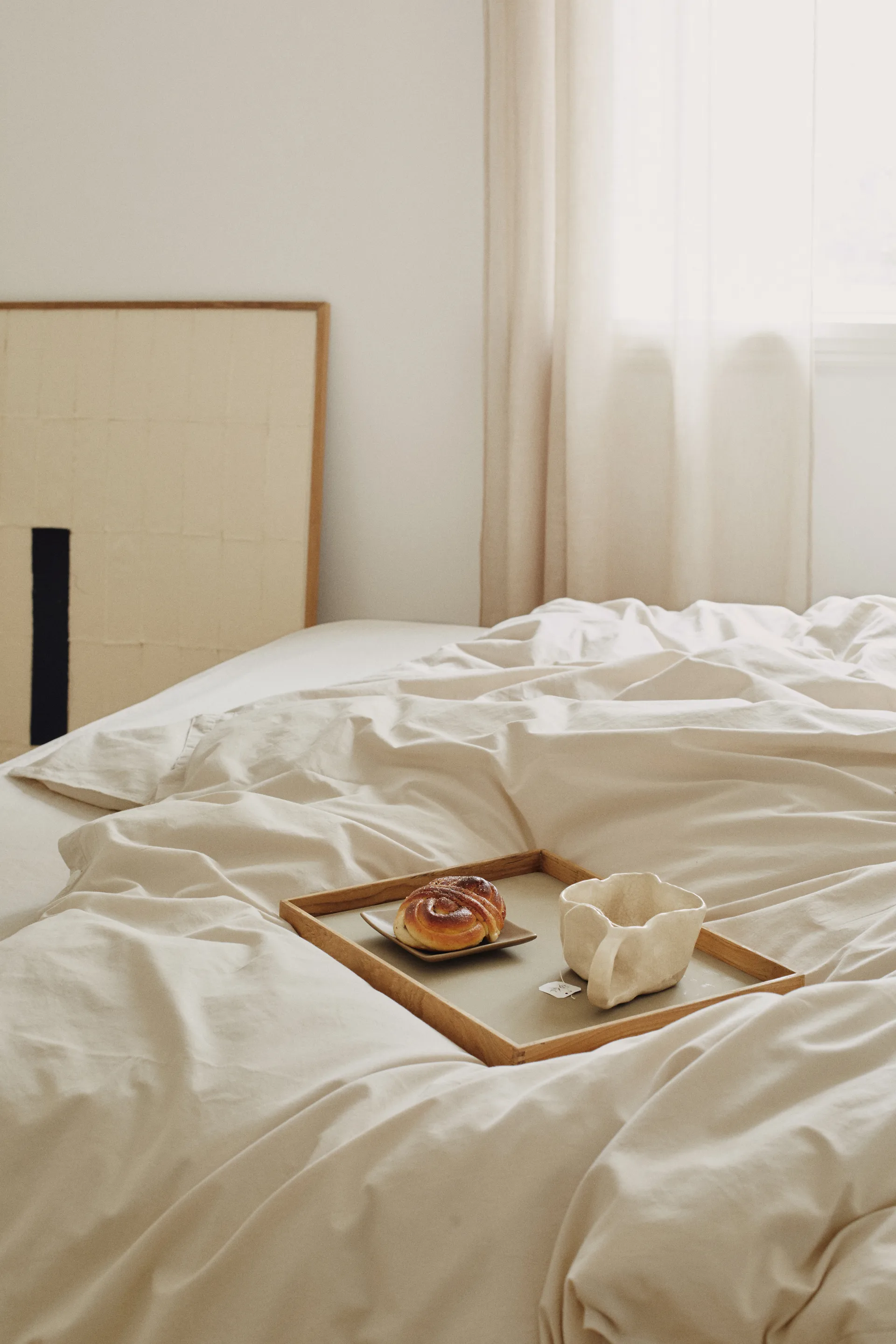 Even teakhouten dienblad square M, Nupo herbal dust LIND DNA