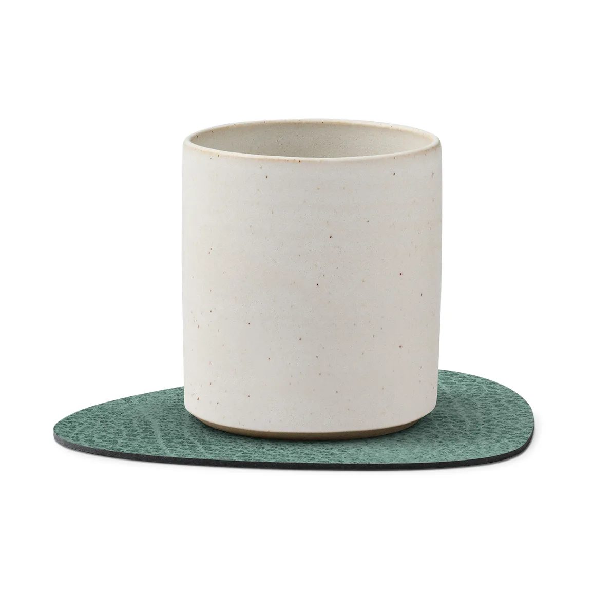 Hippo onderzetter (glazen) curve, pastelgroen LIND DNA