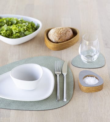 Hippo placemat curve M - Olive green - LIND DNA