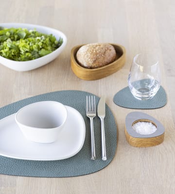 Hippo placemat curve M - Pastel green - LIND DNA
