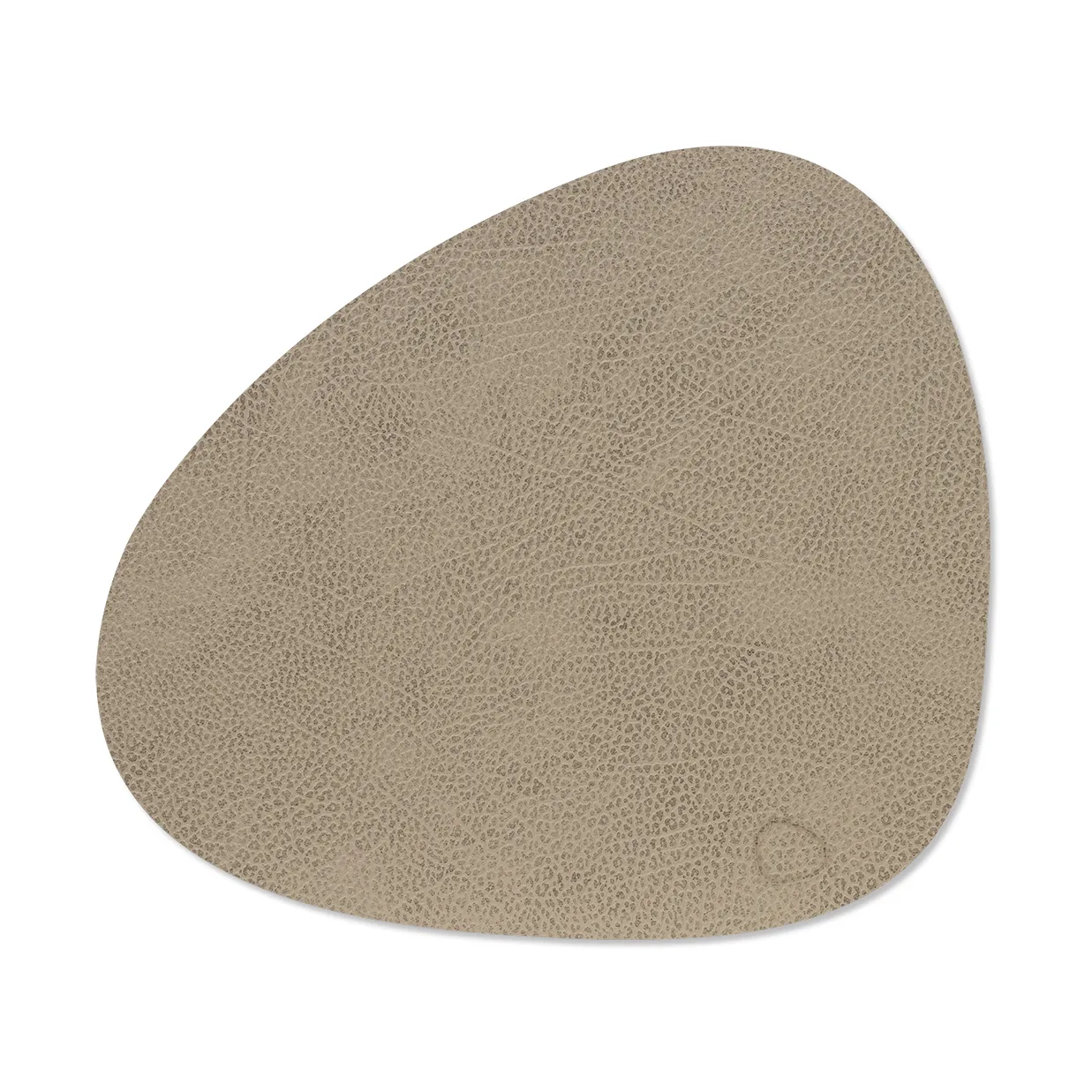 Hippo placemat curve M, Warm grey LIND DNA