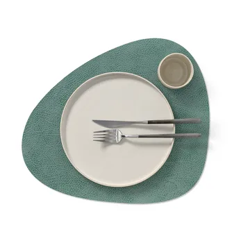 Hippo placemat curve - pastelgroen, 44x37 cm - LIND DNA